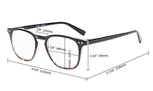 Eyekepper Eyekepper Reading Glasses 5 Pack Mixed Color Vintage Readers Men Women +3.50