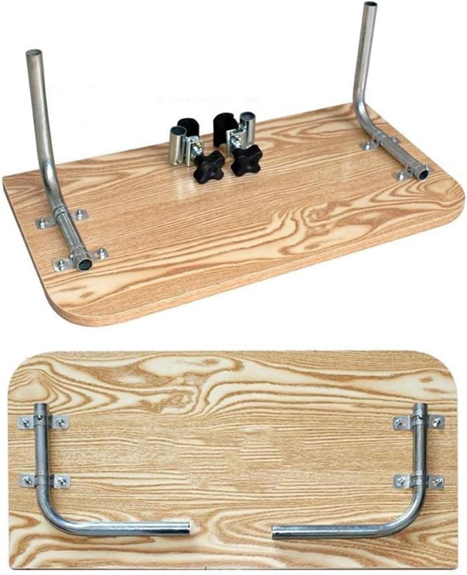 WWTSMYXGS Wheelchair Tray, Wood Wheelchair Lap Tray, Wheelchair Table for Patients and Elderly Writing, Reading, and Eating