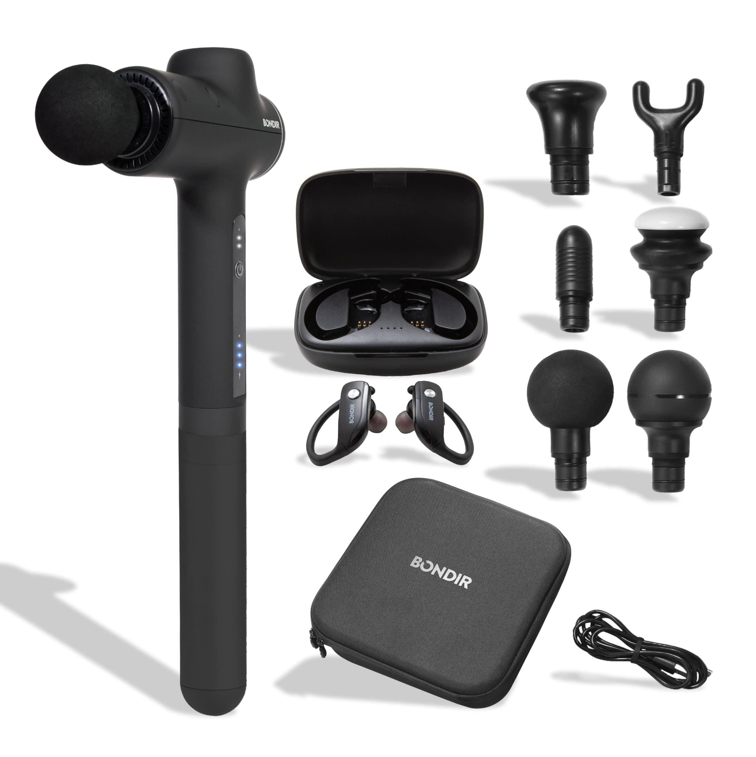 BONDIR BONDIR Massage Gun R2 + True Wireless Bluetooth Earphones