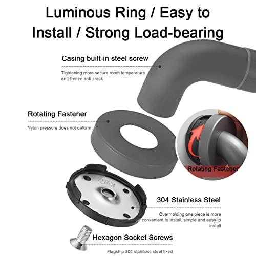 NAIAWAN NAIAWAN 304 Stainless Steel Vertical Angle Bathroom Grab Bar,L-Shaped Adjustable Bath Grips for Elderly Handicap Pregnant,Dark Grey Toilet Safety Assist Device(Size:40 * 60cm,Color:Dark Grey)