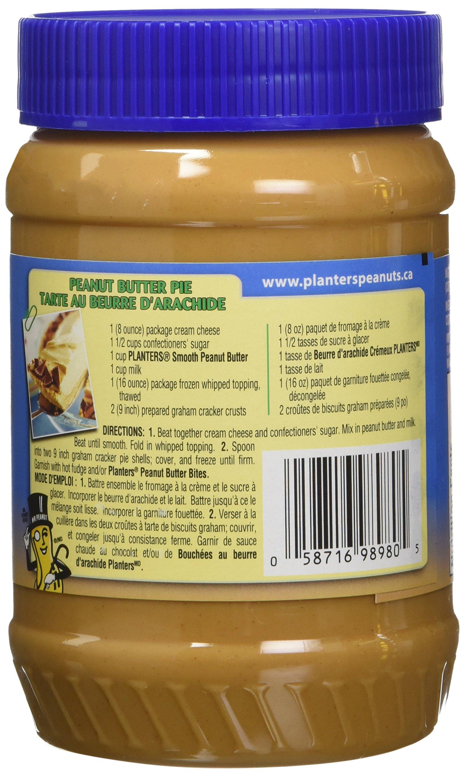 Planters Planters, Smooth Peanut Butter, 500g/17.6oz., {Imported from Canada}