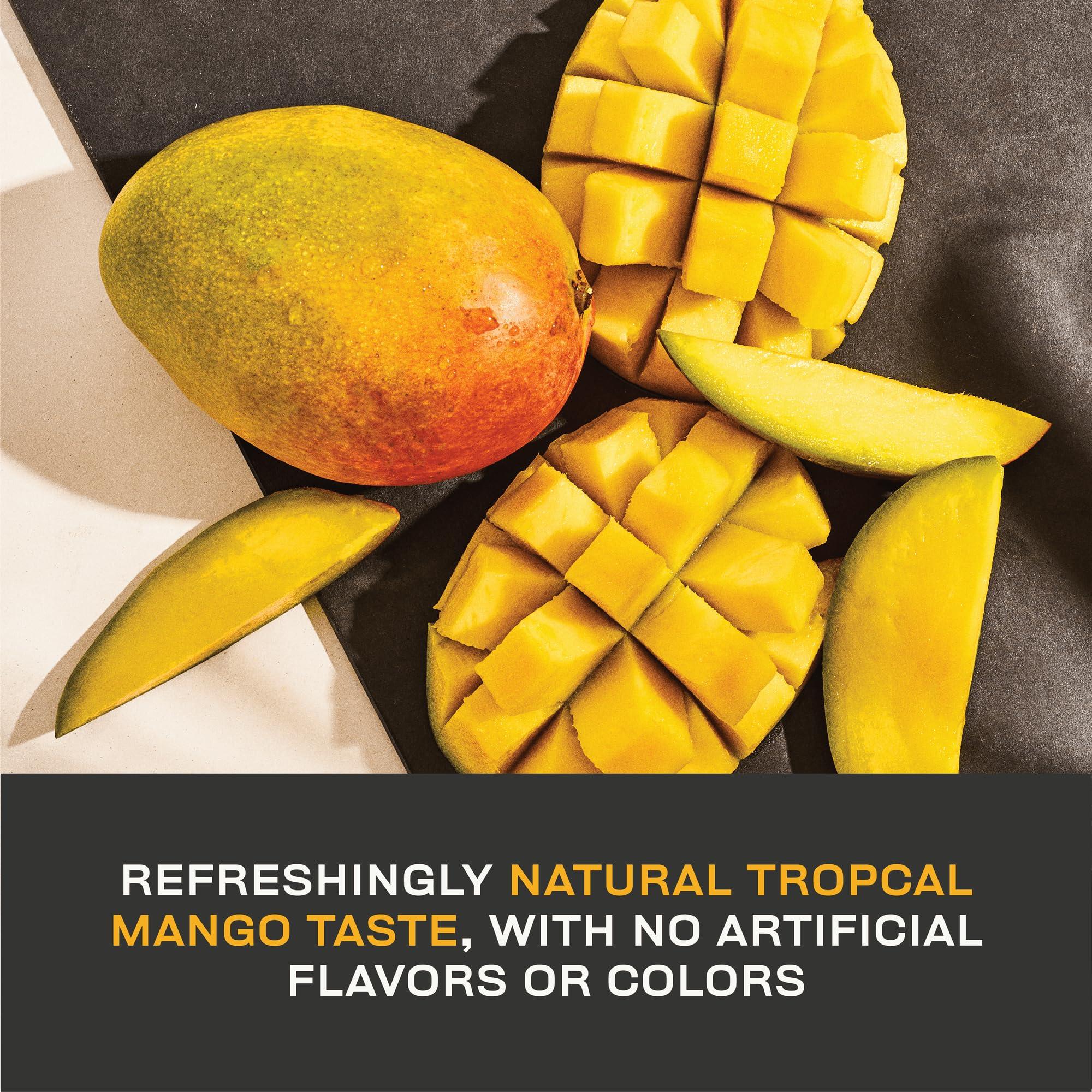 Gainful Gainful Hydration + Caffeine Powder Packets with Key Electrolytes Magnesium & Sodium + L Theanine, Low Sugar Drink Mix, Tropical Mango, 21 Sticks