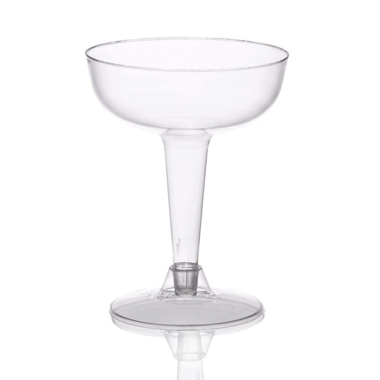 Kaya Plastic Margaret Cups - 6 oz | Clear | Pack of 12
