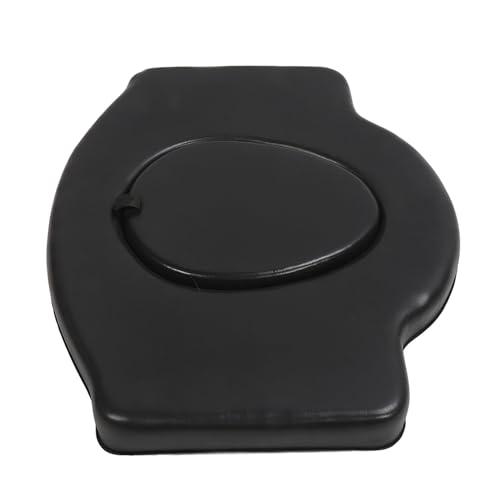 FILFEEL Folding Walker Potty Plate Commode Plate Elderly Walker Seat, Memory Foam Cushion, Portable Toilet for 4 Legged Walkers Commode Board with Convenience