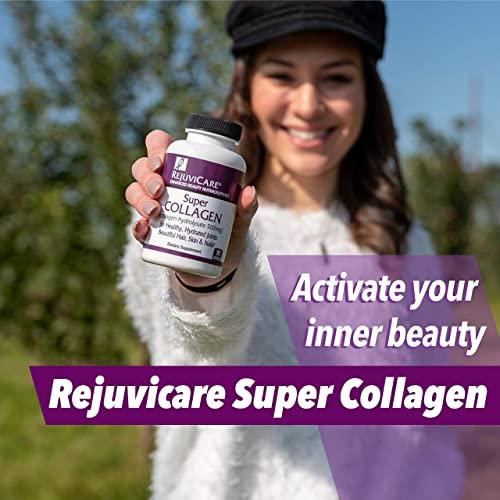 Rejuvicare Rejuvicare Super Collagen Capsules for Beauty, Healthy Joints, Hair, Skin, & Nails, 90 Servings, Multi, (N8745)
