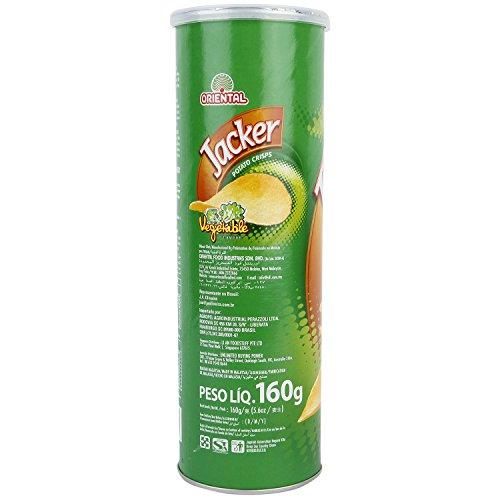 Jacker Jacker Vegetable Flavour Potato Crisps 160g (628MART)