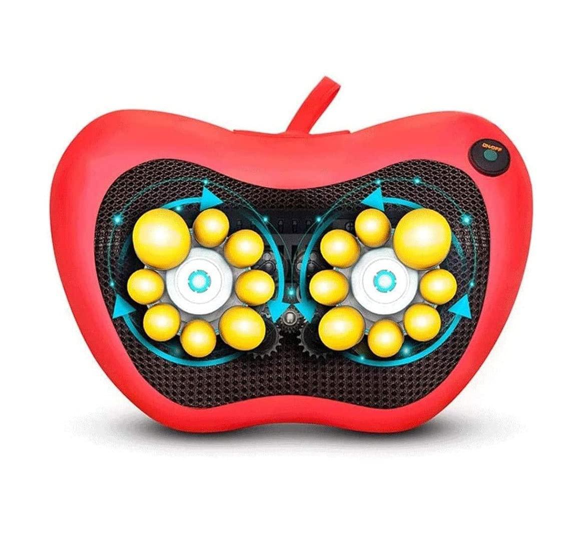 SMSOM SMSOM Back Massager, Shiatsu Neck Massage Pillow, Deep Tissue Kneading for Shoulder, Lower Back, Calf and Muscle Pain Relief, Use at Home, Office, and Car