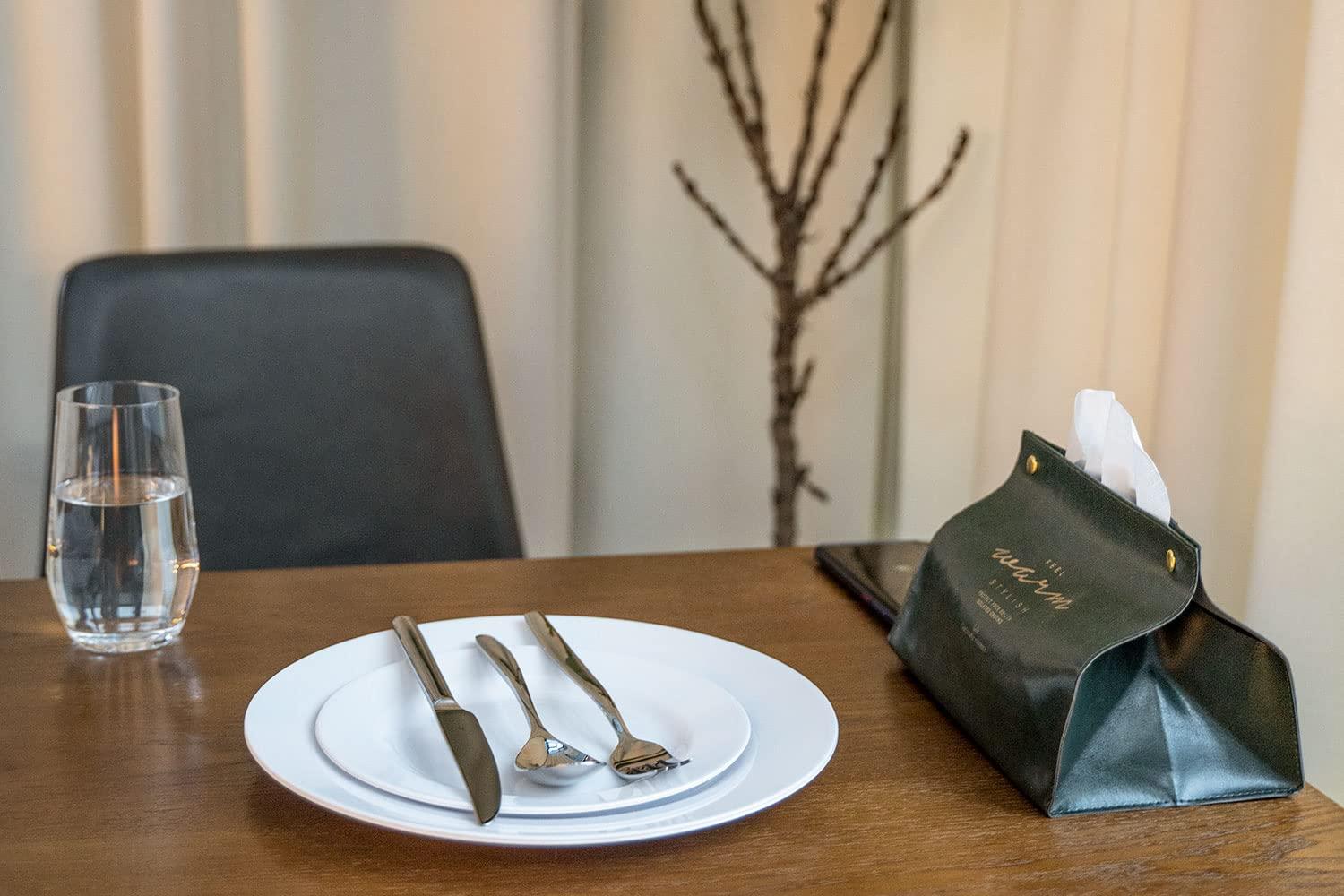 POSATE POSATE 60PCS White Disposable Plastic Plates, Heavy Duty Plates for Wedding/Party, 30PCS Dinner Plates 10.25 and 30PCS Dessert/Salad Plates 7.5, White Plates for Party Event