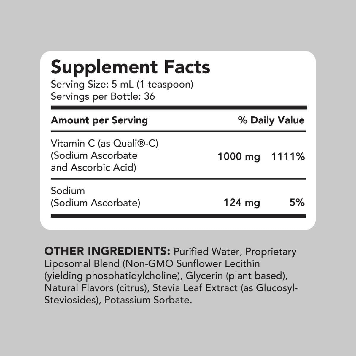 AMANDEAN AMANDEAN Premium Liposomal Vitamin C & Bovine Collagen Peptides Bundle. Powerful Antioxidant. Liquid Quali-C. Grass-Fed Collagen. Hydrolyzed Type 1 & 3. Immune Support. Healthy Skin, Hair & Nails