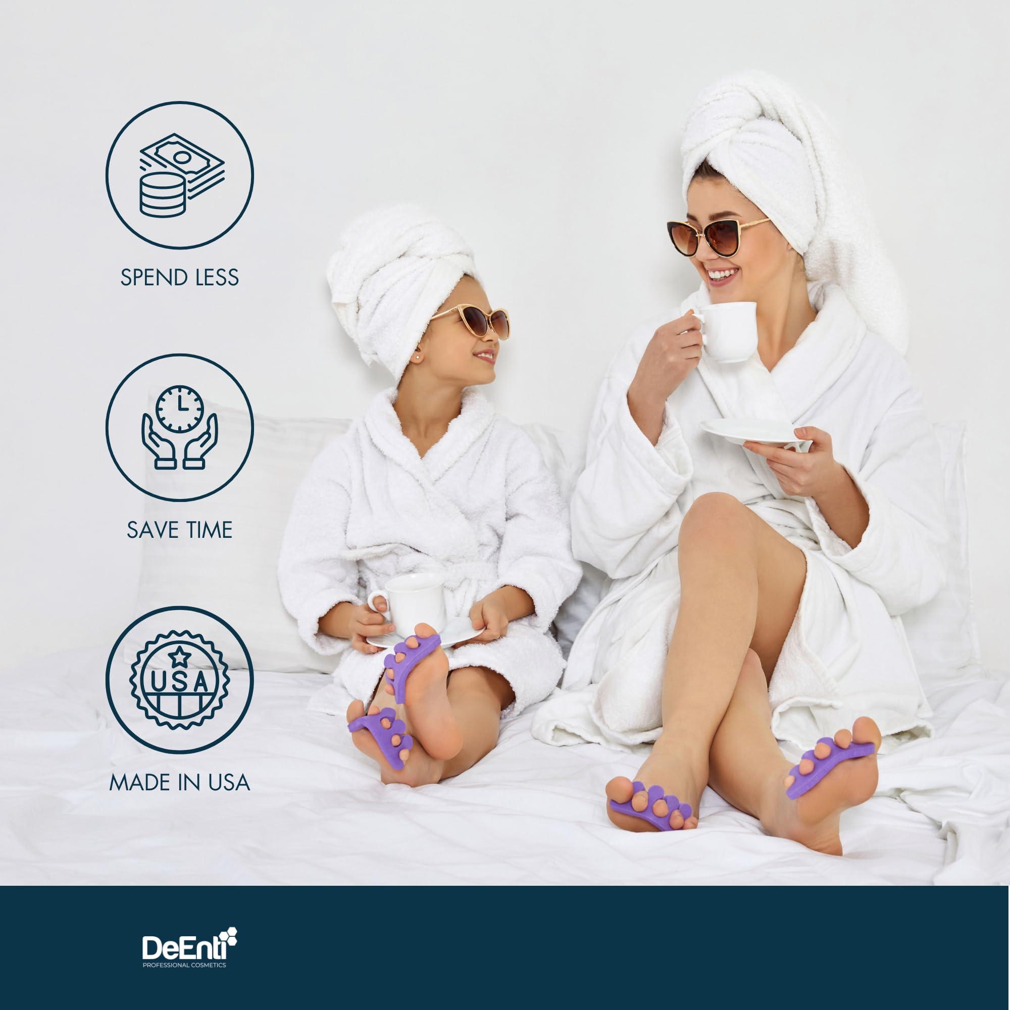 DeEnterprises, Inc. DeEnti Callus Remover for Feet, Extra Strength Foot Callus Remover Gel, 8oz Salon Grade Home Pedicure Supplies for Dry Skin, Cracked Heel, Professional Strength Foot Care, Cool Mint