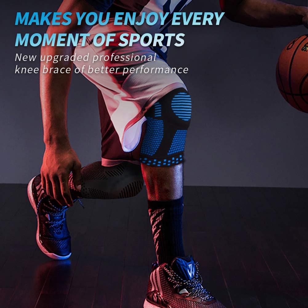 NEENCA NEENCA Professional Knee Brace for Pain Relief, Medical Knee Support with Patella Pad & Side Stabilizers, Compression Knee Sleeve for Meniscus Tear, ACL, Joint Pain, Runner, Workout - FSA/HSA Eligible