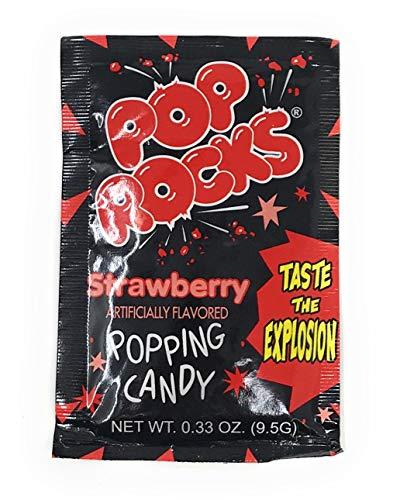 Medley Hills Farm Pop Rocks Candy Variety 20 Pack 4 Flavor Assortment Strawberry, Cherry, Watermelon, Grape