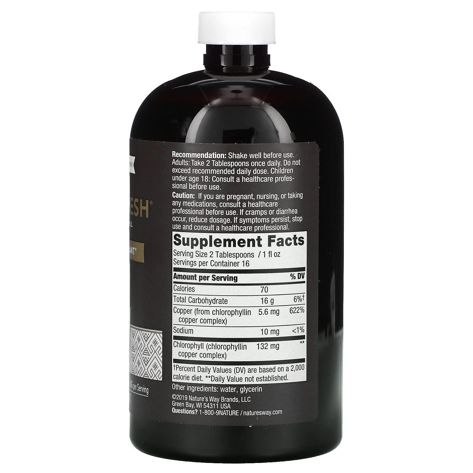 Nature's Way Nature's Way Chlorofresh Liquid Chlorophyll Internal Deodorant, unflavored 16 oz