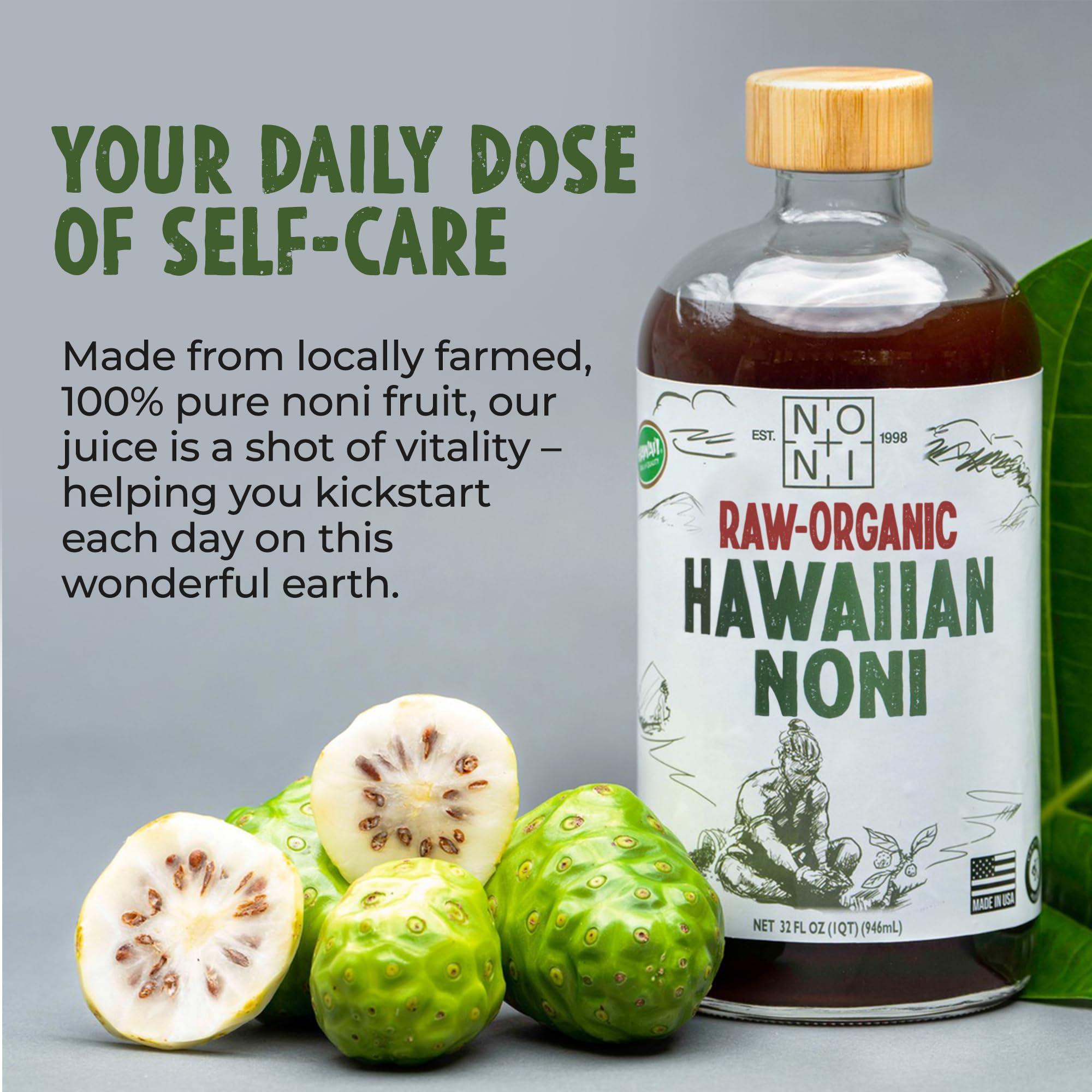 Healing Noni Healing Noni - Sparkling RAW Organic Noni Juice - 1 Pack Glass Bottle 32oz - All-Natural Unsweetened Fresh Fruit - Farm Direct - USDA Certified