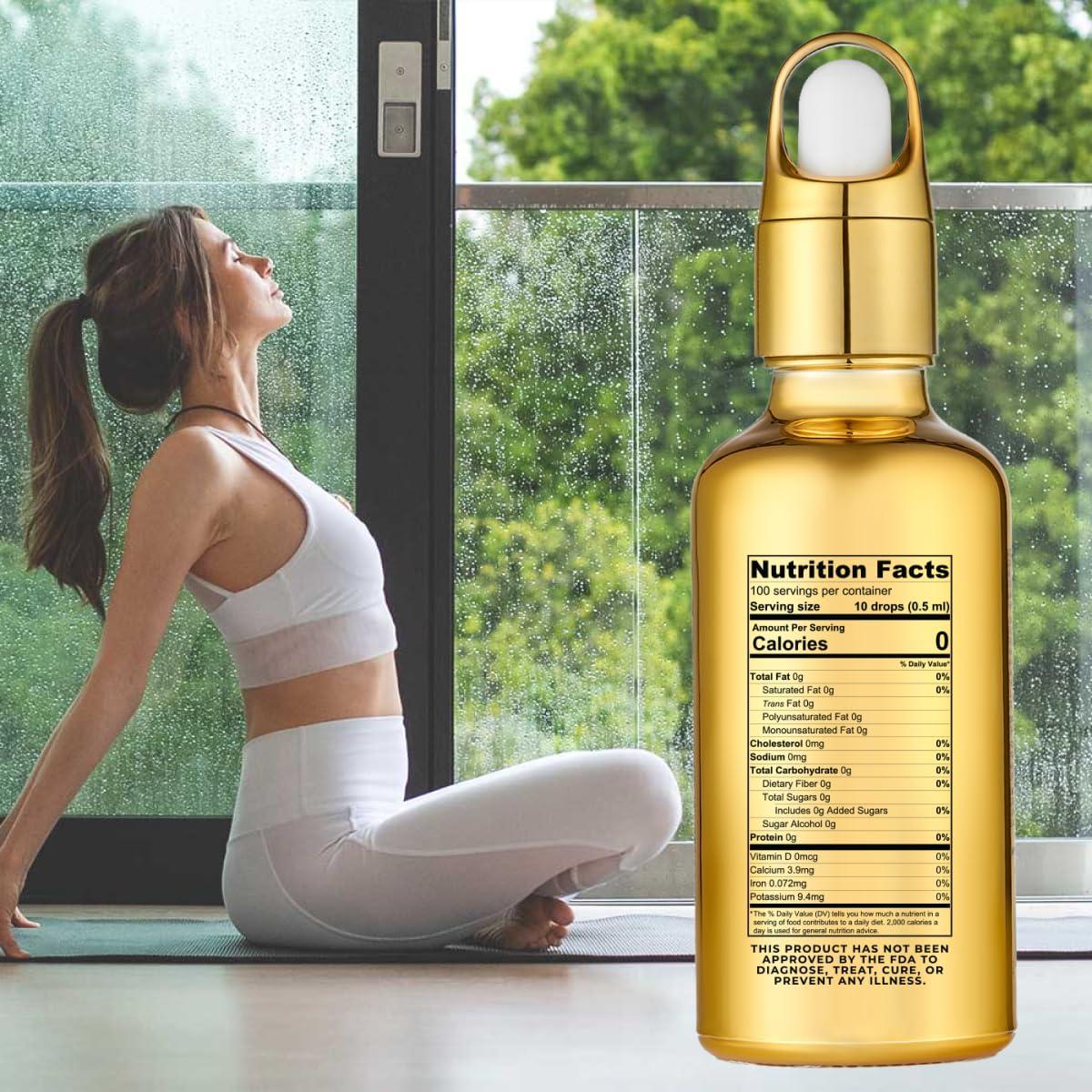 x12 Ormus With Actual 24k Gold Ormus Monoatomic Gold Concentrate (High Potency x12) 3.4oz - Made by Real Alchemists - 24k Food Grade Liquid Gold, Dead Sea Salt & Pink Himalayan Salt