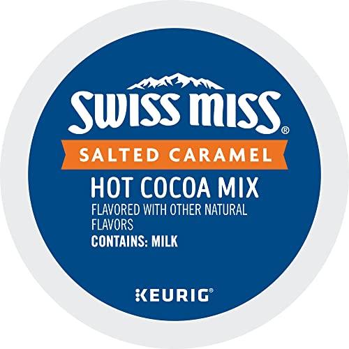 Swiss Miss Swiss Miss Salted Caramel Hot Cocoa, Keurig Single Serve K-Cup Pods, 22 Count (Packs of 4)
