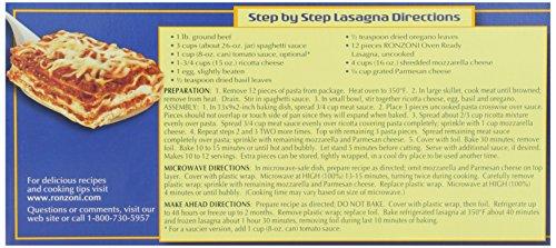 Ronzoni Ronzoni Oven Ready Pasta, Lasagne, 8 oz