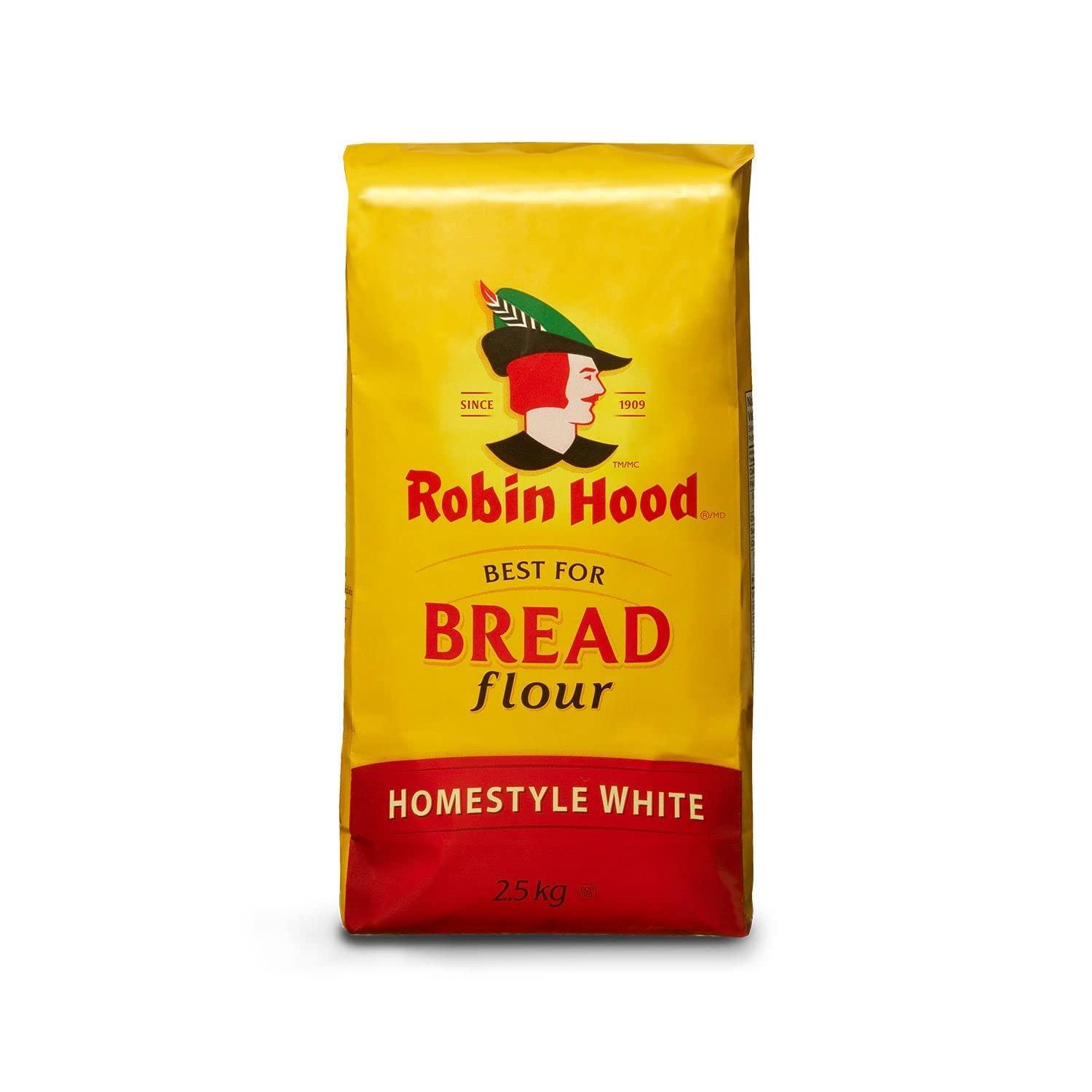 Robin Hood Robin Hood Best for Bread Homestyle White Flour 2.5kg/88.1oz (Pack of 2) Ships from USA