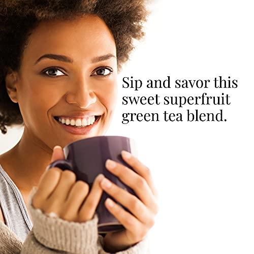 The Republic of Tea The Republic of Tea Pomegranate Superfruit Full-Leaf Loose Green Tea 1 lb Bulk Bag | Steeps 200 Cups