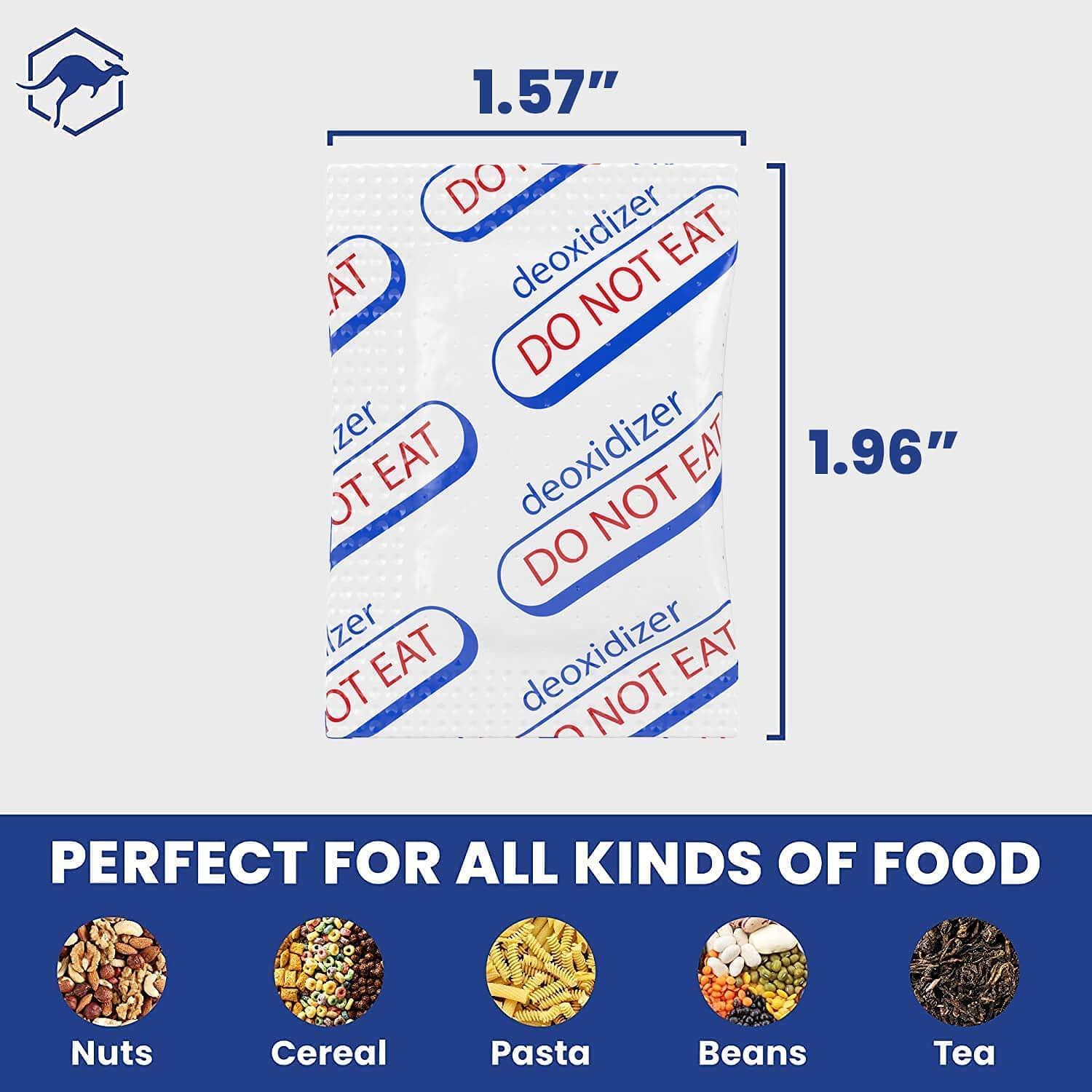 Wallaby Wallaby 400cc Oxygen Absorbers - 100 Count (10x Packs of 10) + 2500cc Oxygen Absorbers - 20 Count (Individually Sealed) - for Long Term Food Storage & Survival