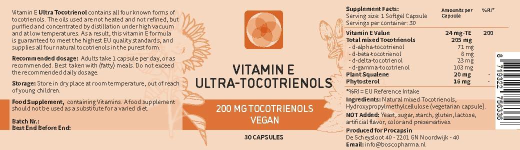 Kala Health KALA HEALTH Ultra Tocotrienol 200mg Vitamin E Vegan  All 4 tocotrienols - Tocopherol Free - Supports Immune Health & Antioxidant Health Tocotrienols Supplement