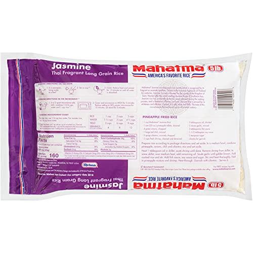 Mahatma Mahatma Jasmine Rice, 5-Pound (Pack of 8)