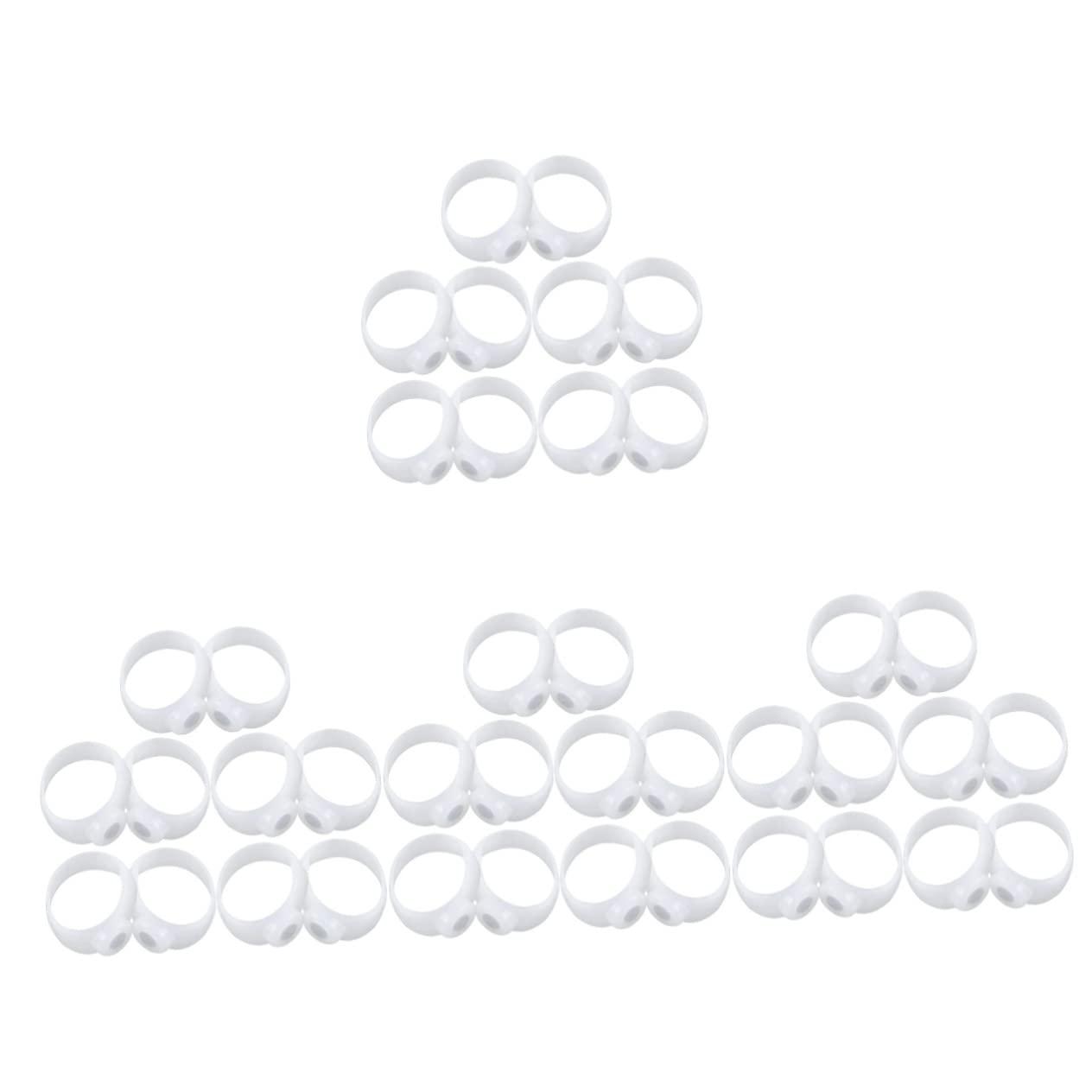 GLEAVI GLEAVI Toe Ring Magnet 20 Pairs Toe Ring Home Acupoint Covers Elastic Toe Cover Ring Versatile Acupoint Covers Practical Acupoint Ring Toe Magnetic Tool Travel Massage Elastic Band