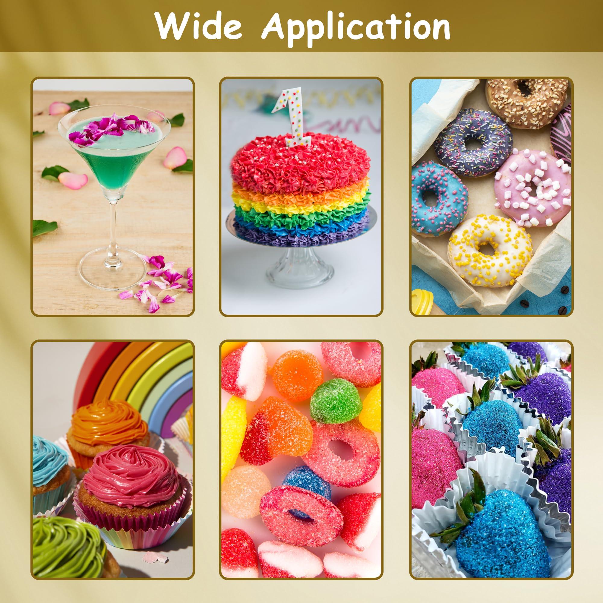 Glitter & Glitz Glitter & Glitz Edible Glitter for Drinks - Premium Drink Glitter Edible Dust for Cocktails, Baking, Brew, Champagne - Luster Dust and Cocktail Glitter - Edible Glitter for Drinks Decoration (Red, 5Grams)