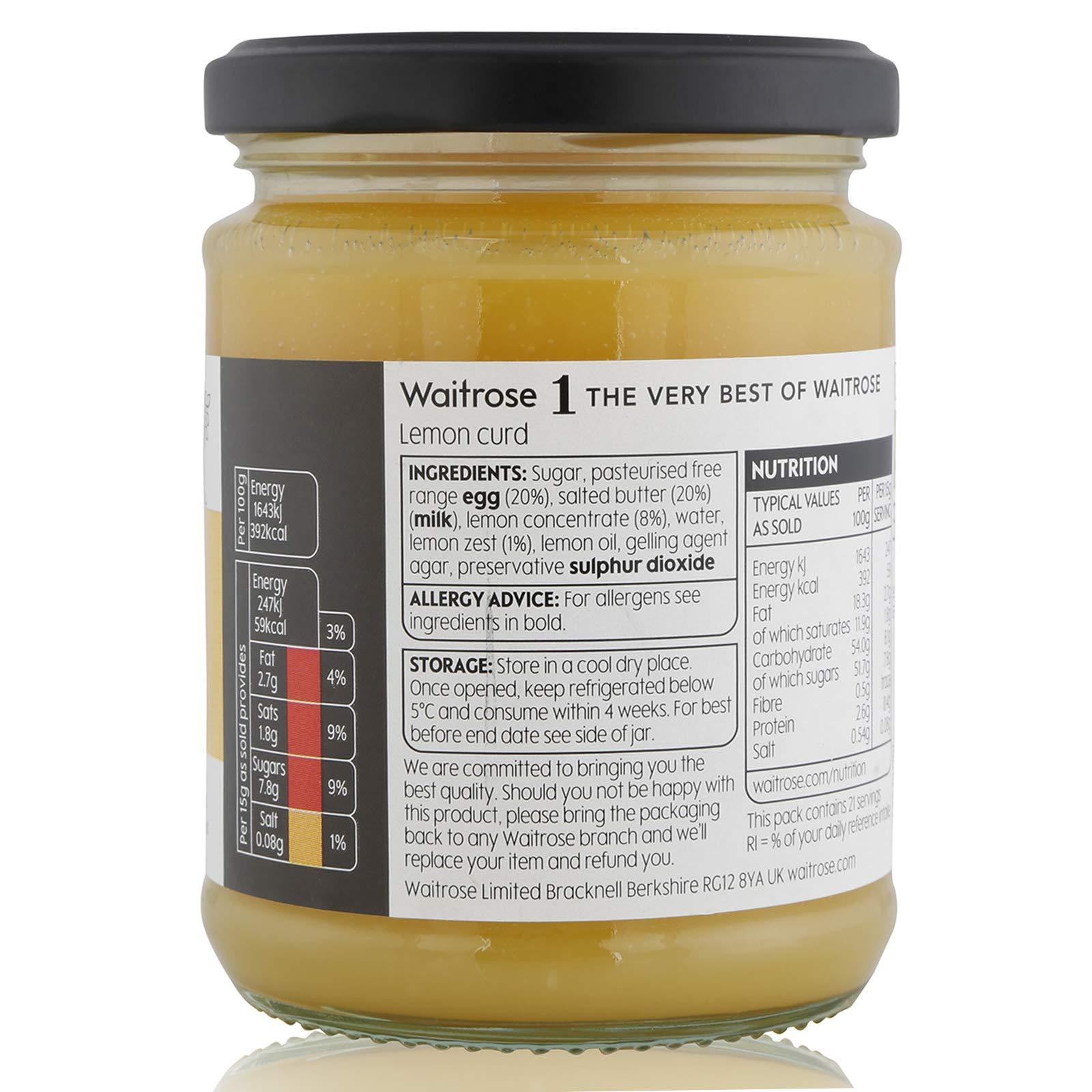 Waitrose Waitrose Lemon Curd 325g