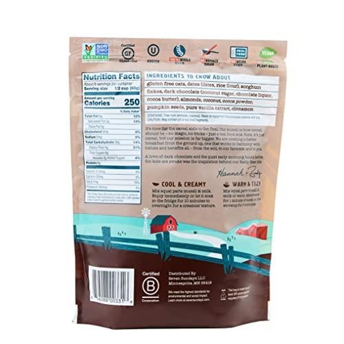 Seven Sundays Seven Sundays Early Riser Dark Chocolate Muesli Cereal - 12 Oz Pouch - Certified Gluten Free Muesli - Non GMO, No Refined Sugar and Kosher