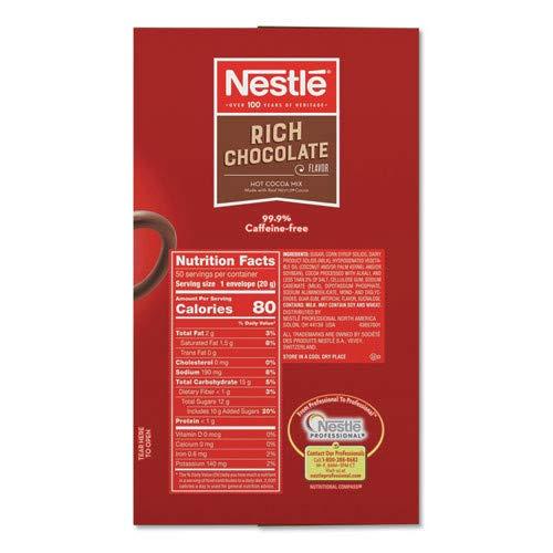Nestle Nestle Rich Hot Cocoa Beverage Mix, 0.71 Ounce -- 300 per case.