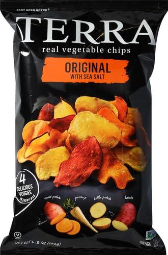 Terra Terra Vegetable Chips, Original Chips with Sea Salt, 6.8 Oz