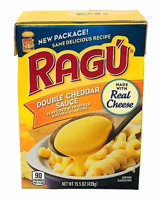 Ragu Ragu Cheesy Sauce 16oz Jar (Pack of 4) (Choose Flavor Below) (Double Cheddar)