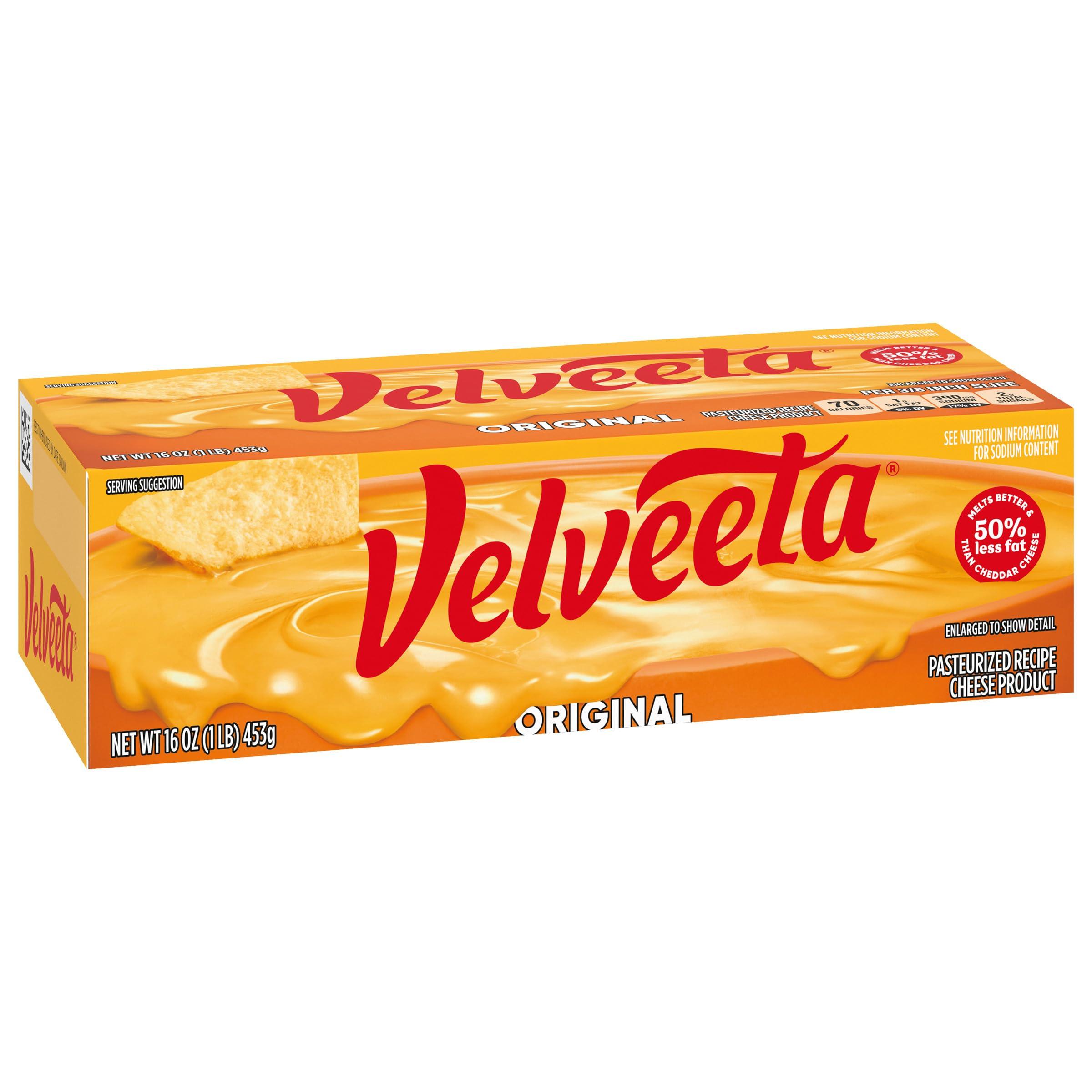 Velveeta Velveeta Original Pasteurized Recipe Cheese Product, 16 oz Block