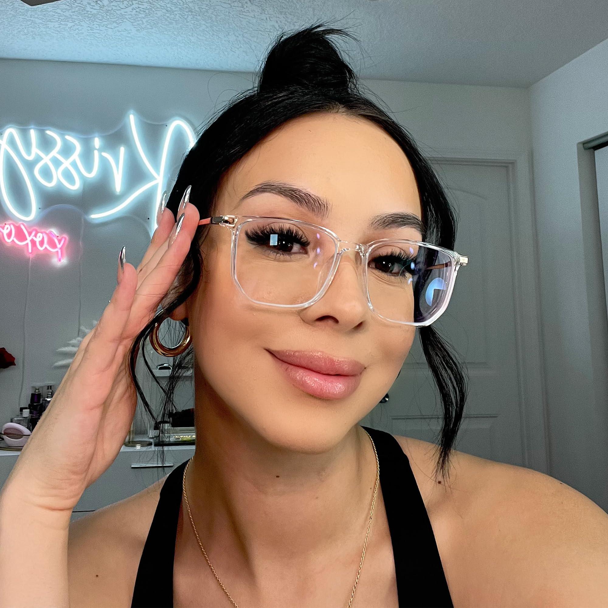 Zeelool Zeelool Readers Retro Rectangle Reading Glasses for Women Men with Standard Anti-Reflective Coating Fezell ZTT123484-02(Crystal, 2.50)