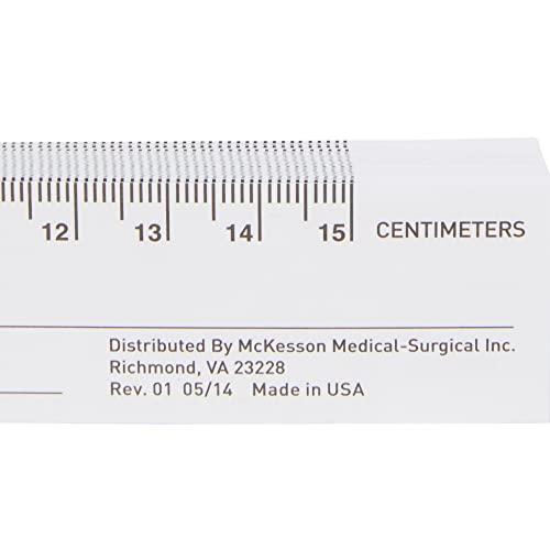 McKesson McKesson Wound Measuring Guide Ruler, Non-Sterile, Paper, 6 in, 50 count, 12 Packs, 600 Total