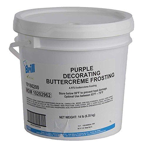 Brill Brill Purple Decorating Icing, 14 Pound - 1 each.