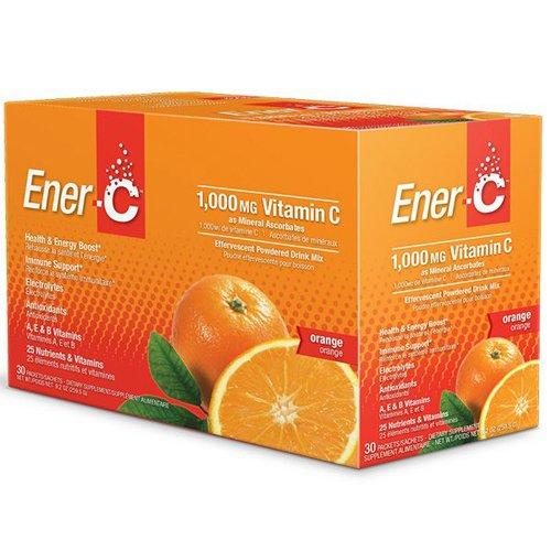Ener-C 2 Packs of Ener-c Vitamin Drink Mix - Orange - 1000 Mg - 30 Packets