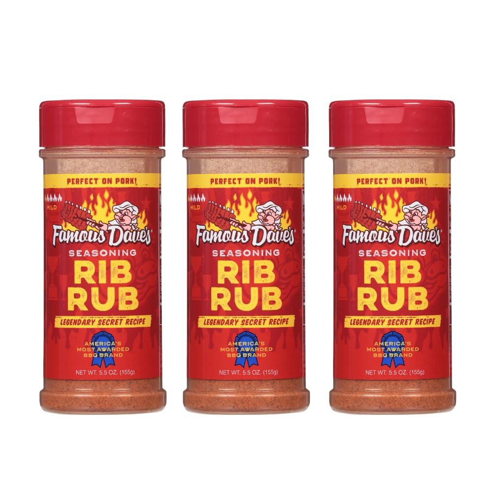 Famous Dave's Famous Dave\'s - 3 pck, Rib Rub Seasoning (16.5 oz.)