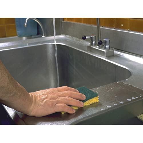 Scotch-Brite Scotch-Brite 74CC Medium-Duty Scrub Sponge, 6-1/4-Inch x3-1/2-Inch, 10/PK, YW/GN