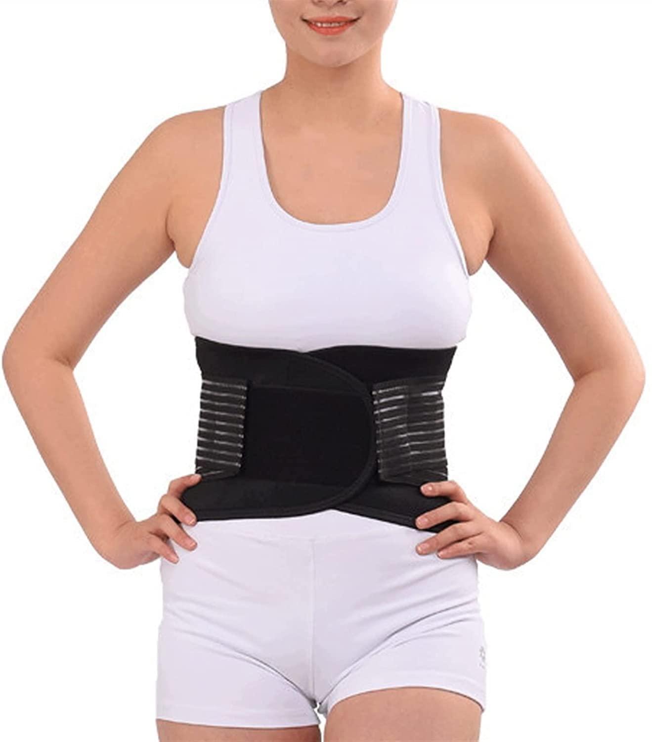 SJHY Lumbar Support Belt L-6XL Waist Back Brace Support Belt,Back Pain Relief Massage Shaper Belt Lower Lumbar Decompression Belt Post Surgery Girdles Back Braces (Color : Blue, Size : 3X-Large)