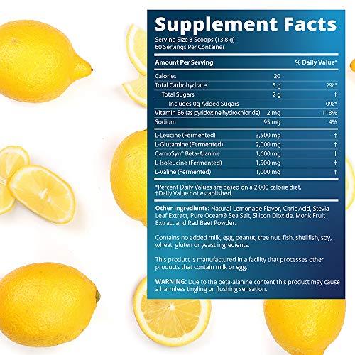 MRM MRM BCAA+G RELOAD Post-Workout Recovery – Lemon, 840g - 60 Servings Per Container