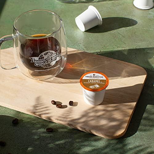 Fresh Roasted Coffee Fresh Roasted Coffee, Caramel, Flavored Coffee Pods, 24 Count
