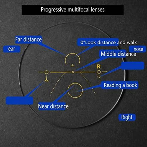 willochra Photochromic Progressive Multifocal Reading Glasses for Men Near Far Presbyopic Sport Driving Transition Reader Sunglasses (black, 1.0, multiplier_x)