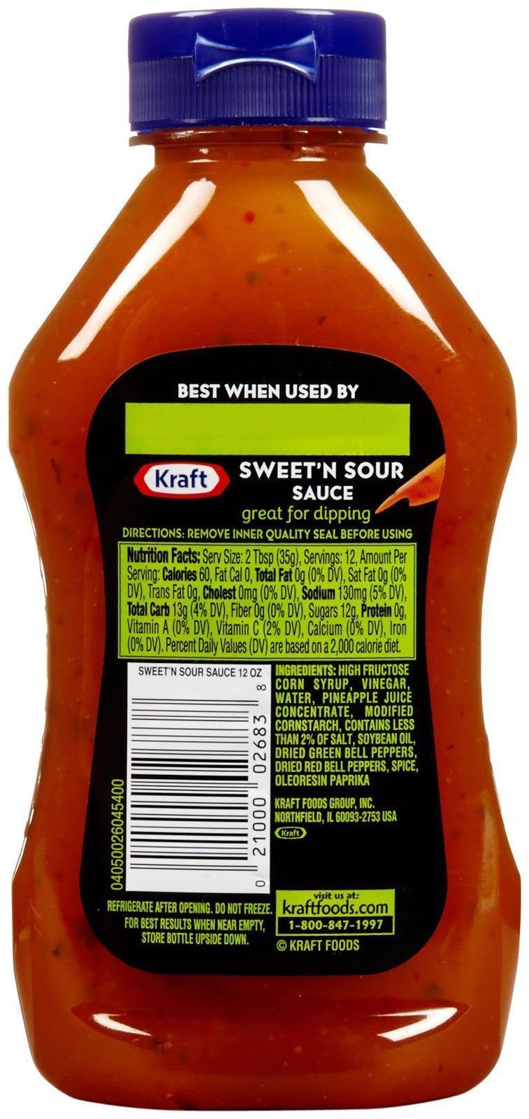 Kraft Kraft Sweet'N Sour Sauce - 12 Ounces