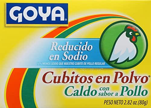 Goya Goya Foods Chicken Bouillon Reduced Sodium, 2.82 Ounce (Pack of 24)