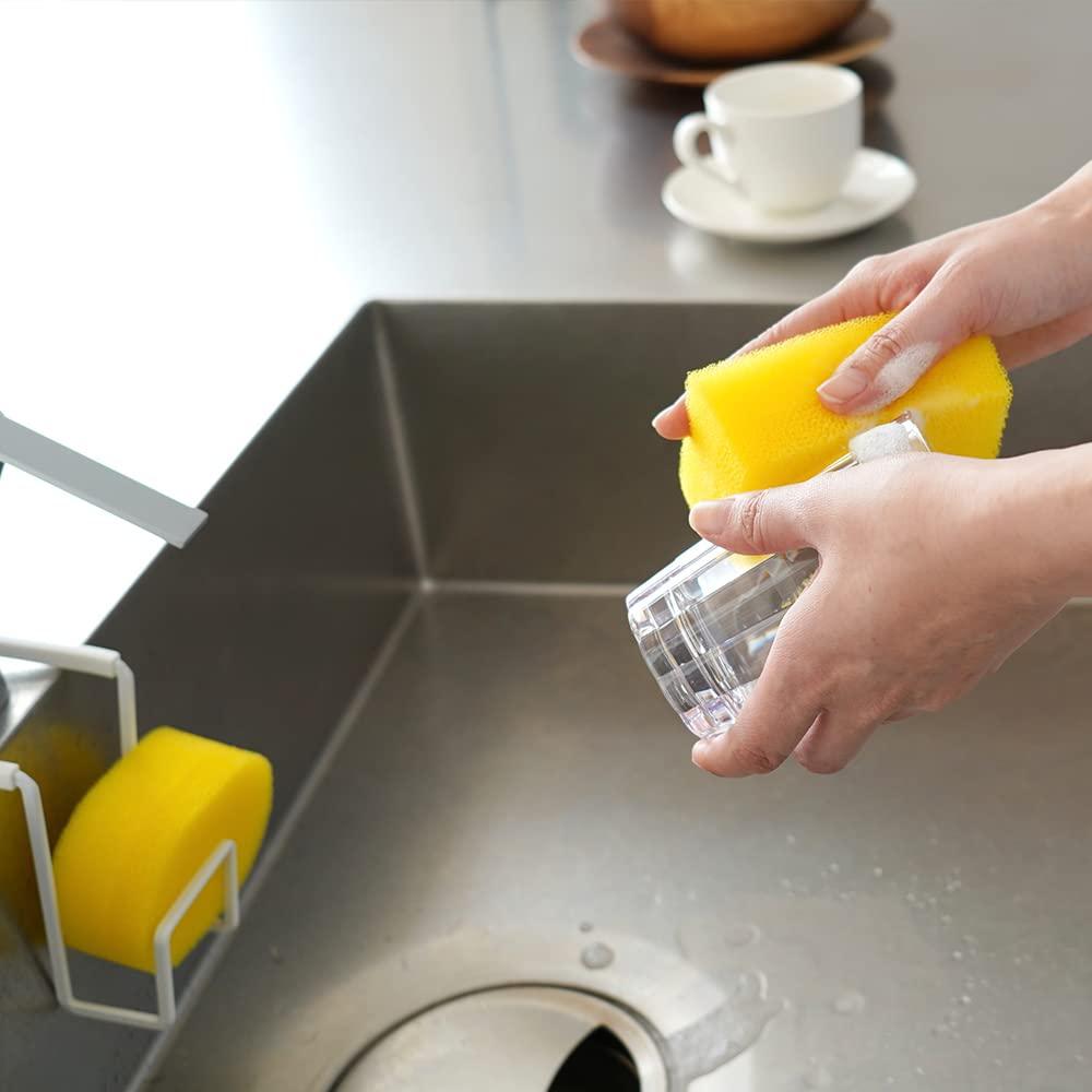 azuma Azuma Industrial Sponge, Kitchen Sponge, Draining, No Shedding, Foaming, Black, Mini, TK Lock Nylon, Corners, Set of 2