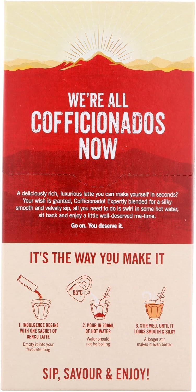 Kenco Kenco Latte Instant Coffee Sachets 8x16.3g (Pack of 5, Total 40 Sachets, 652g)