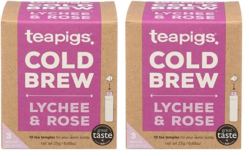 teapigs COLD BREW LYCHEE & ROSE (Pack of 2)