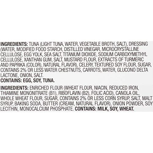 Bumble Bee Bumble Bee Snack On The Run Fat-Free Tuna Salad with Crackers Kit- Ready to Eat, Spoon Included - Wild Caught Tuna - Shelf Stable & Convenient Protein Snack, 3.5 Ounce Boxes (Pack of 12)